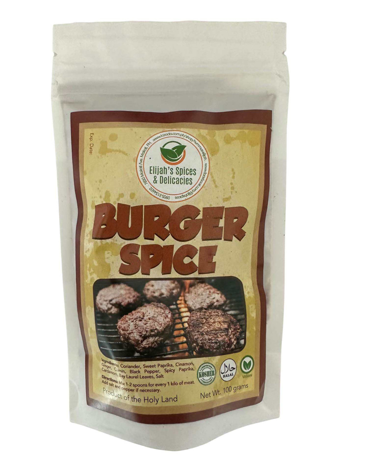 Burger Spice Seasoning Mix- Middle East Style