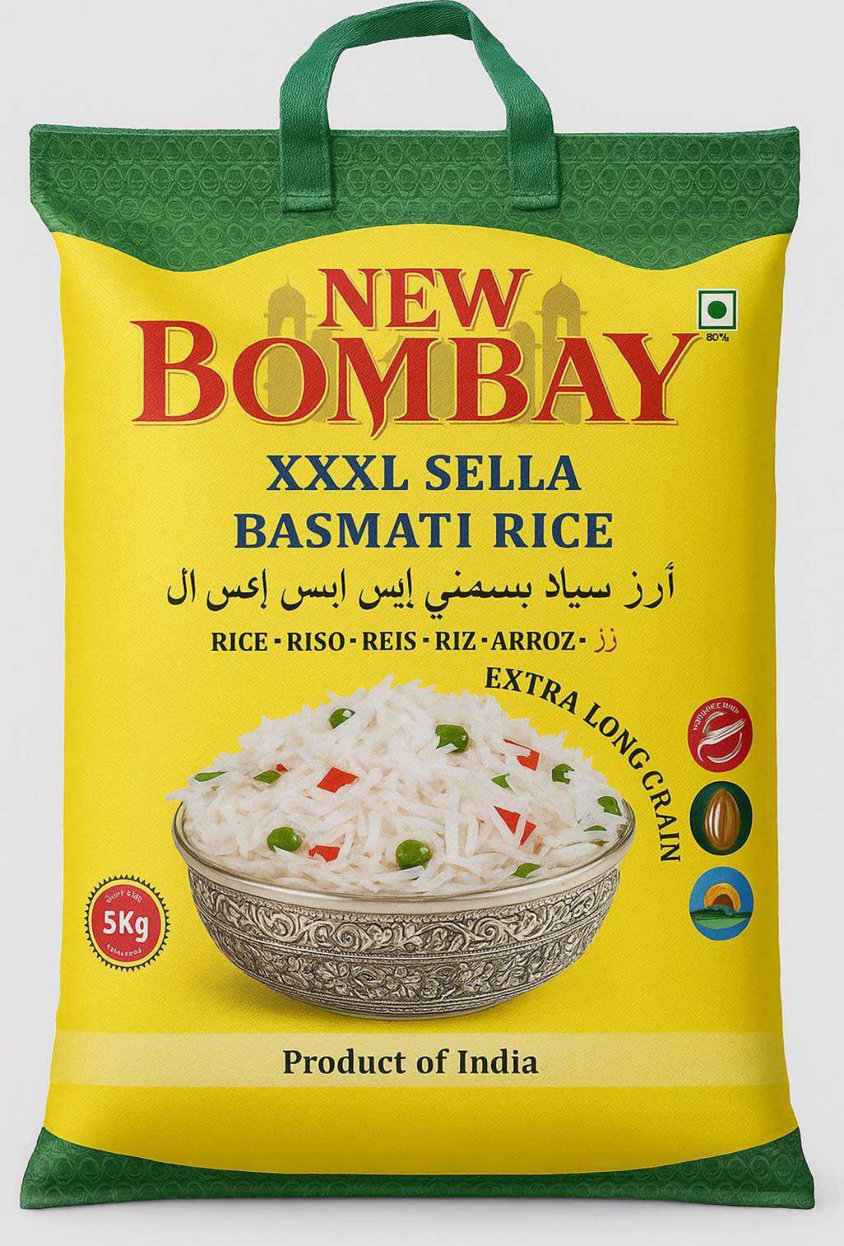 New Bombay XXXL Sella Basmati Rice - 5kg