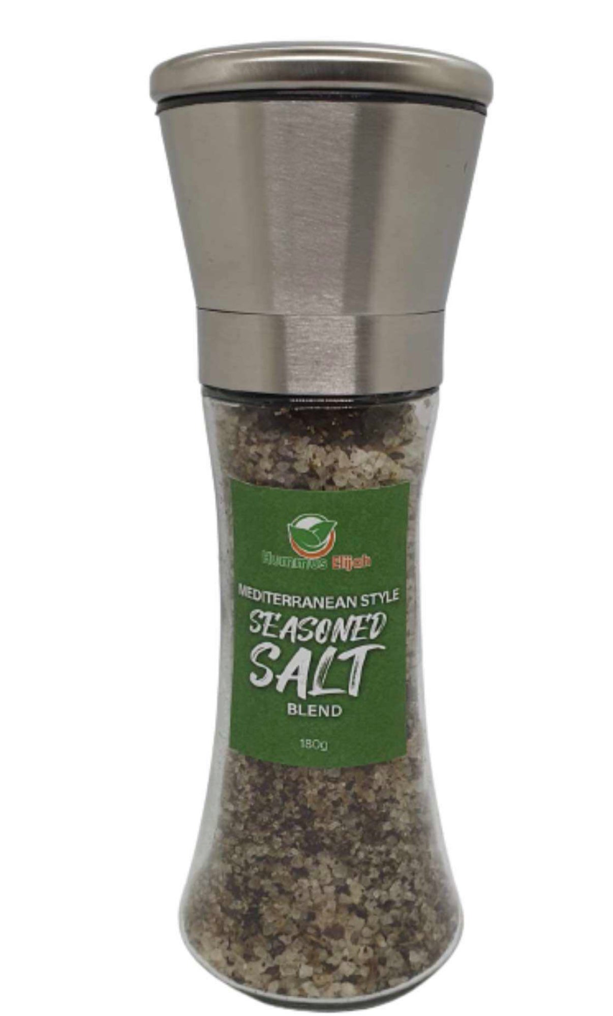 Mediterranean Style Seasoned Salt Blend (with adjustable Grinder)