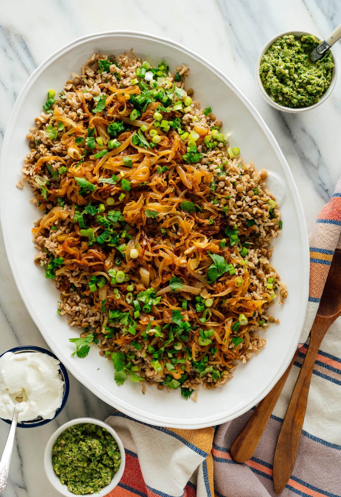 🫘 Mujaddara (Majadra) Rice Mix – Middle Eastern Classic