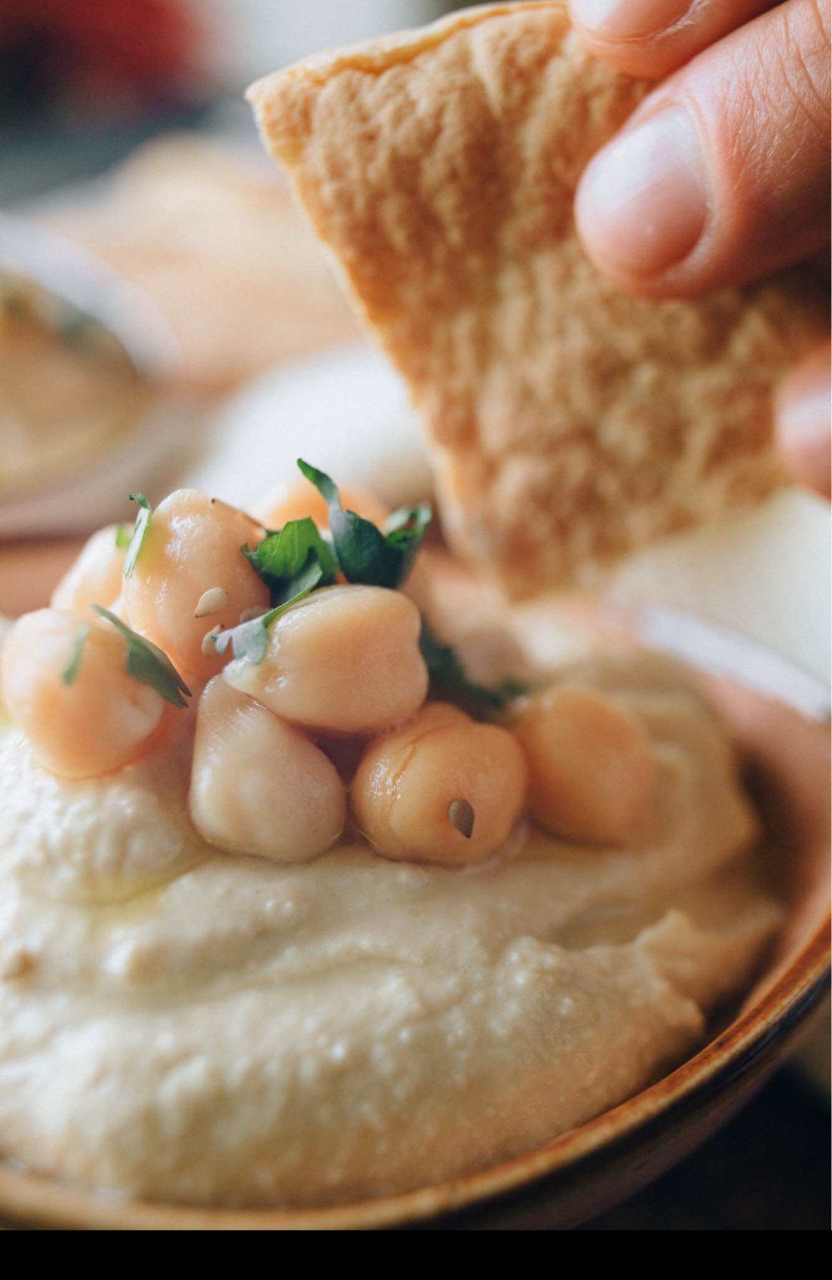 Hummus Elijah in Glass Jar