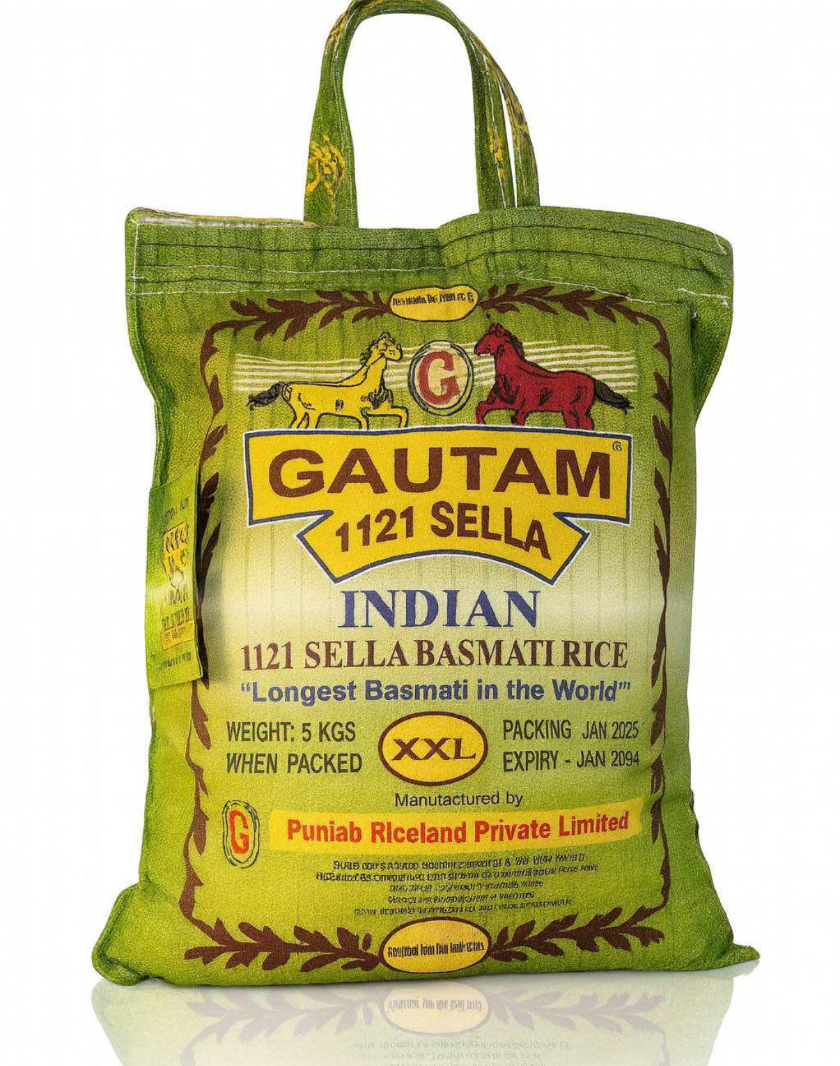 Gautam Basmati Rice XXL (Premium Quality) -5kg