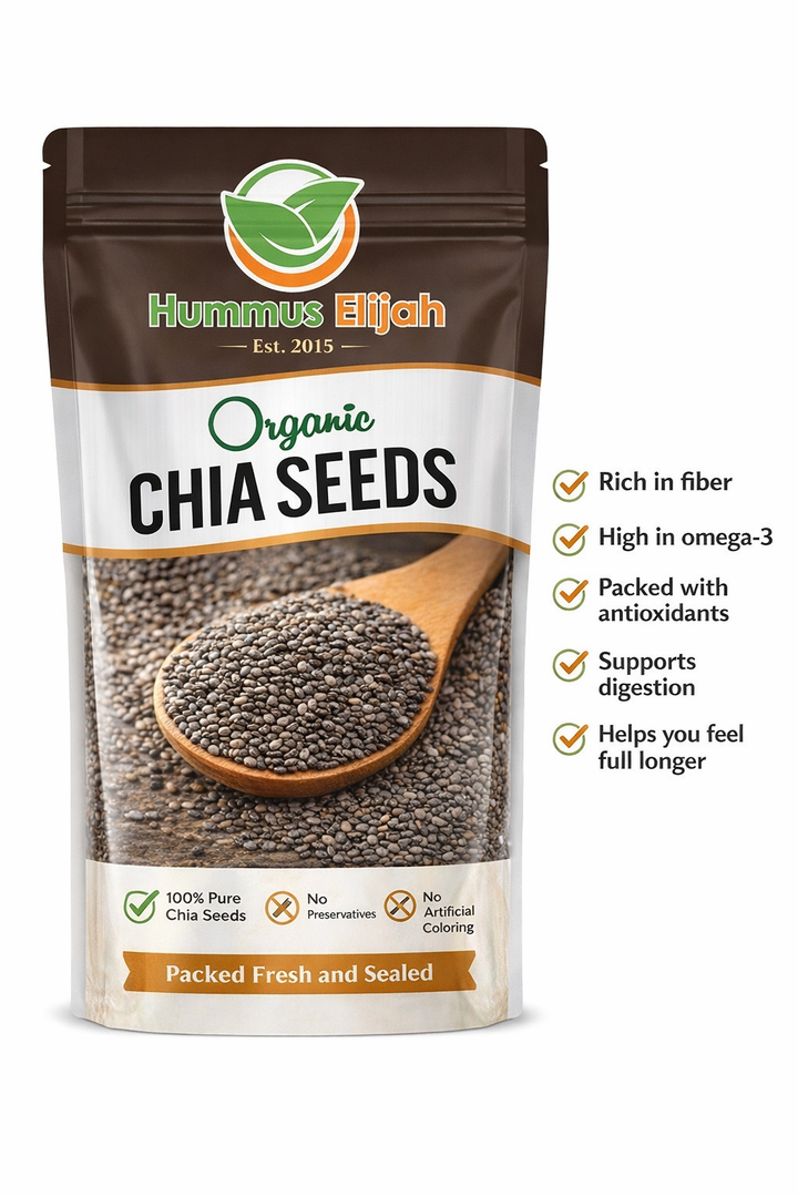 Chia Seeds (Whole) – Premium Food Ingredient for Cooking & Baking
