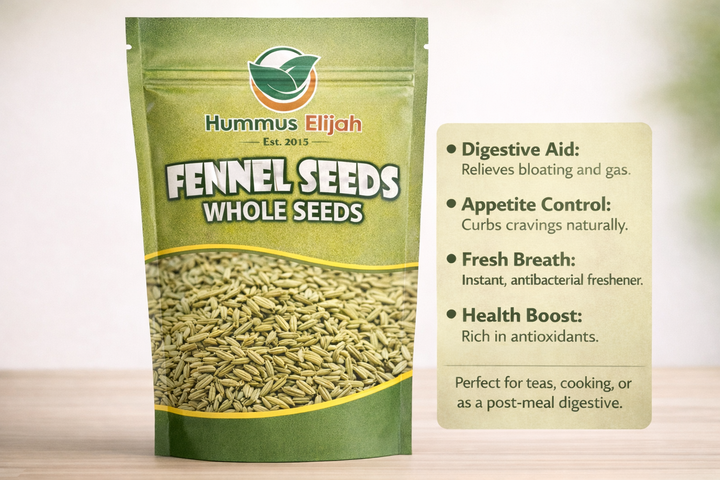 Fennel Seeds (Green Saunf)
(Whole Seeds)