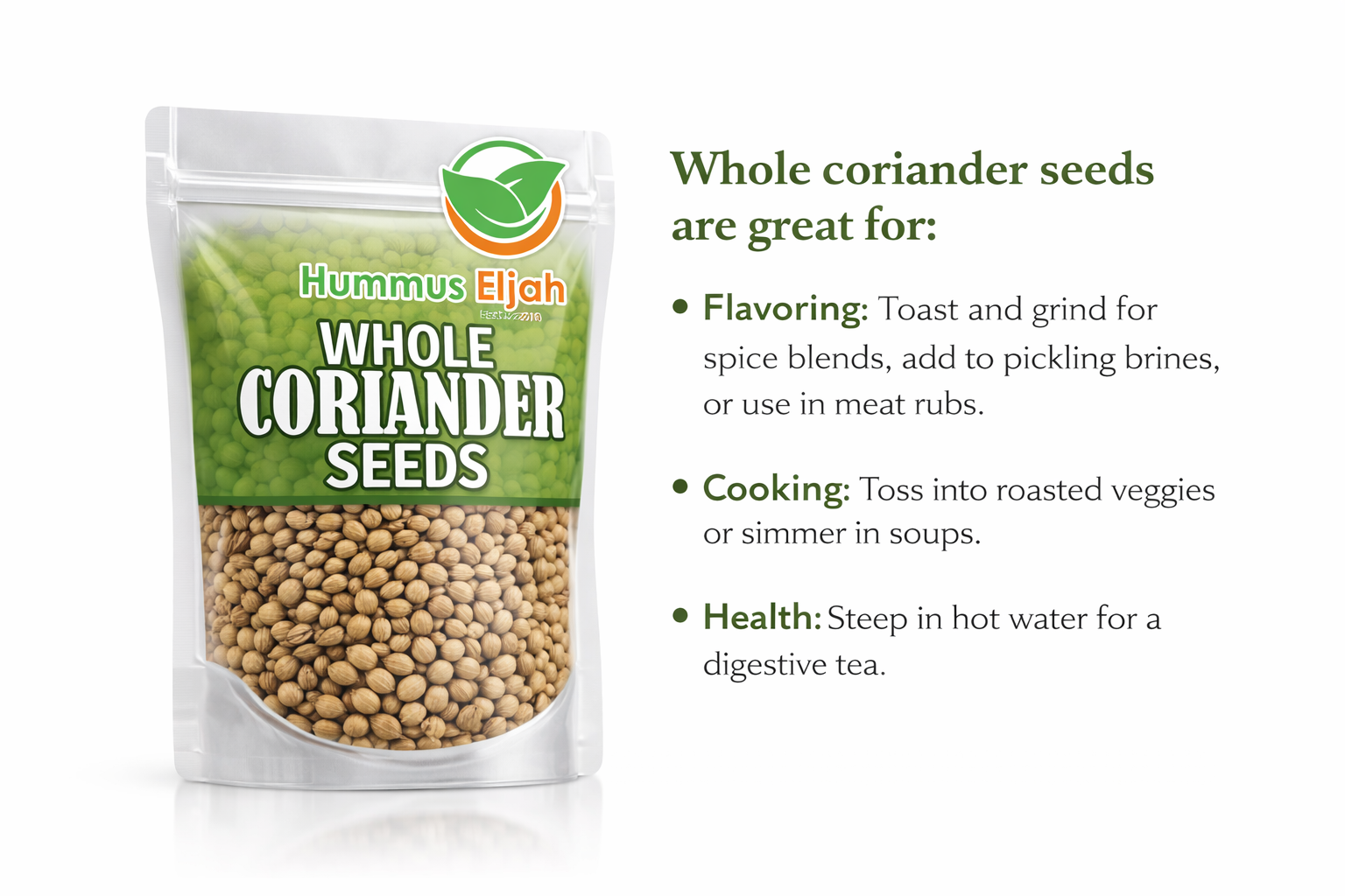 Coriander Seeds (Whole Seeds)